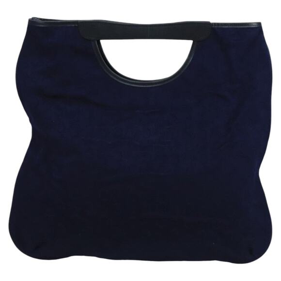 CELINE C Macadam Canvas Noevir Collaboration Hand Bag Navy - Picture 3 of 16